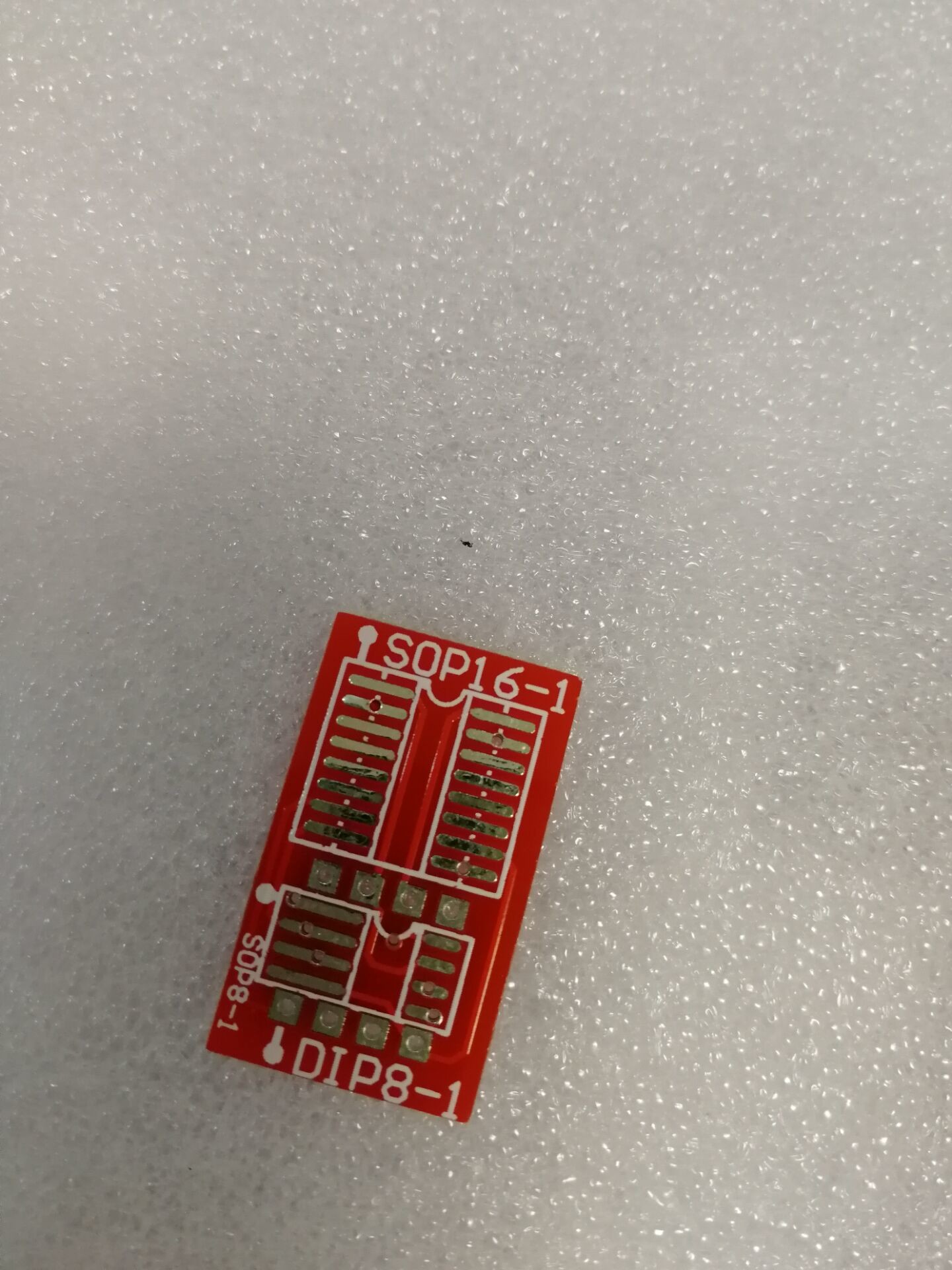SOP8 SOP16 TO DIP8 ADAPTER PLATE PCB SUIT FOR 25 SERIES 16 FEET