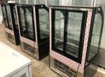 4 Layers Bakery Glass Showcase Fan Cooling Pastry cake Display Cabinet