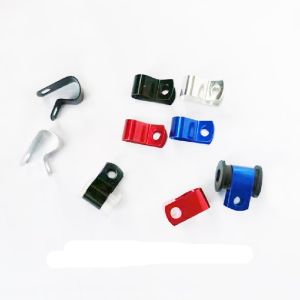 Wholesale Cushioned 304 Stainless Steel Brake Line Clips With Protective Rubber Lining from china suppliers