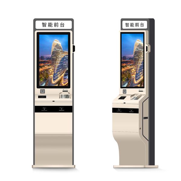 Buy cheap Payment 1280*1024 Receipt Printer 32 Inch Hotel Self Check In Kiosk from wholesalers
