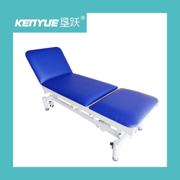 Buy cheap Carbon Steel Electric Examination Couch Bed Hydraulic Medical Blue from wholesalers