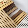 Buy cheap Custom Color Grooved Acoustic Wood Wall Panels 15mm For Aesthetically Spaces from wholesalers