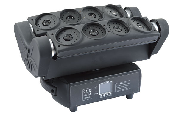 8 Eyes Rgb Laser Spider Moving Head Light 80w For DJ KTV