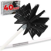 Buy cheap Nylon 1.3KG Chimney Cleaning Brush 40 Feet Flexible Dryer Vent Cleaning Brush product