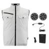 Buy cheap OEM White Air Conditioned Cooling Vest Construction Work Ac Vest Cooler from wholesalers