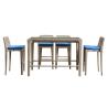 Buy cheap Boho Style Rattan Rectangular Outdoor Bar Furniture from wholesalers