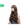 Buy cheap Natural Looking Young Girl Wave Brown Wig With Bangs 26 Inch Length from wholesalers