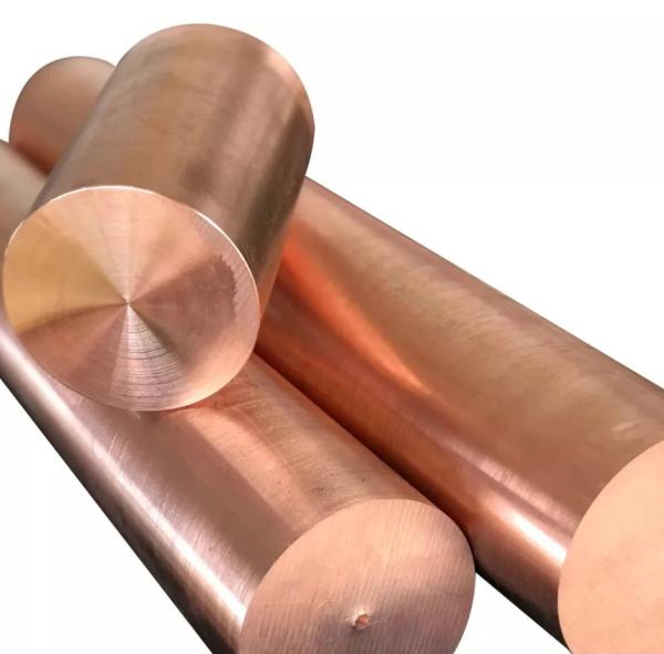 Buy cheap 99.99% Pure Copper Round Bar bright C1100 T2 Tp1 Brass from wholesalers