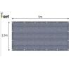 Buy cheap 2.5x3.5m 2.5x4m Waterproof Camping Ground Sheet Customized Outdoor Camping Rugs from wholesalers