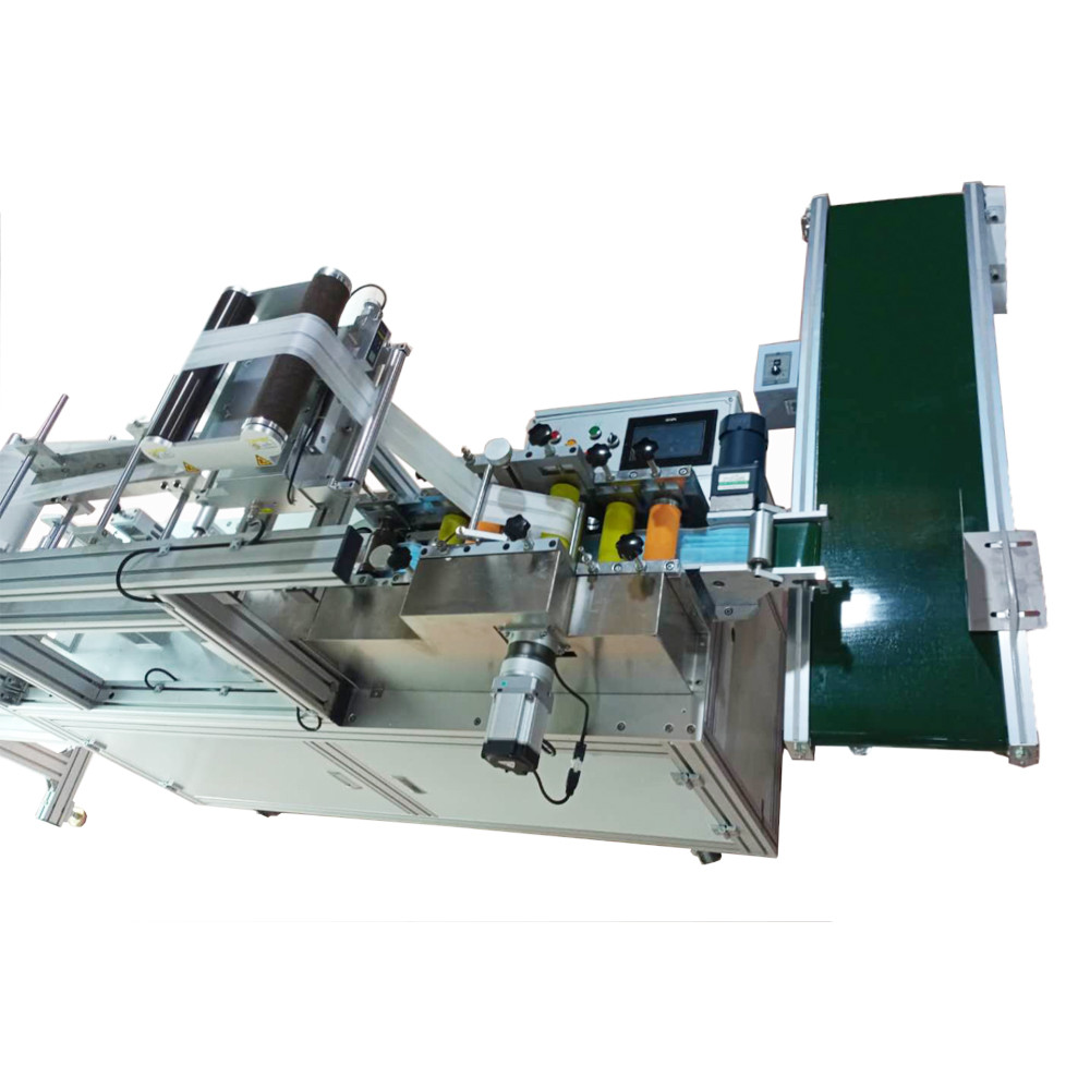 Adult Ultrasonic Face Mask Making Machine , Fully CE Automatic Surgical Mask Machine