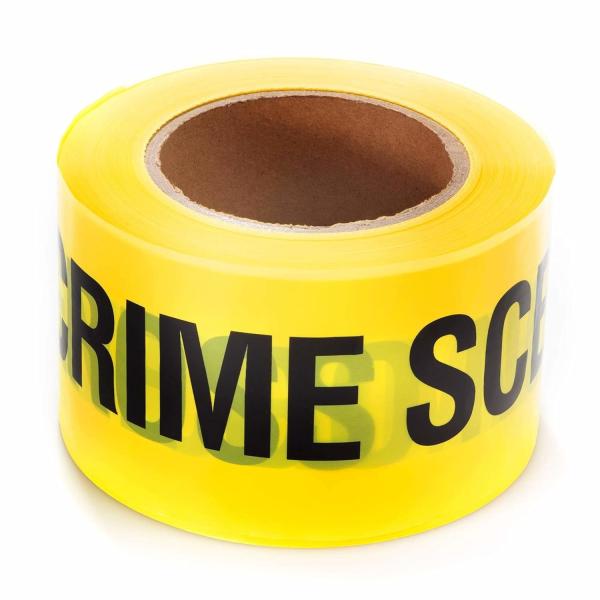 Caution, Police or Biohazard High Visibility Tape | 1000 Ft | Halloween Decoration Tape for Haunted Houses