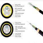110kV SZ Stranded Loose Tube ADSS Fiber Cable , All Dielectric Fiber Optic Cable