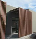 Customized Color WPC Extrusion Fluted Exterior Wall Panel for Modern Outdoor