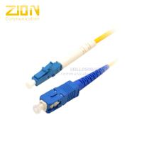 Buy cheap Fiber Jumper SC to LC Simplex Fiber Optic Patch Cord Singlemode 9 / 125 μm product