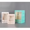 Buy cheap Stock Window Flower Lover Gift Tote Carrier Shopping Paper Packaging Bag from wholesalers