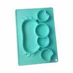Baby Feeding Suction Bowl Plate With Spoon Customized Crab Shape Bpa