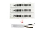 3 Chips AM 58KHz Soft Security EAS Anti Theft Label Plastic Case