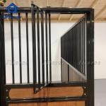 Customized Color European Horse Stalls Welded Horse Stable Fronts Panels Swing