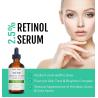 Buy cheap 60ml Organic Retinol Serum 2.5% With Hyaluronic Acid & Vitamin E For Face from wholesalers