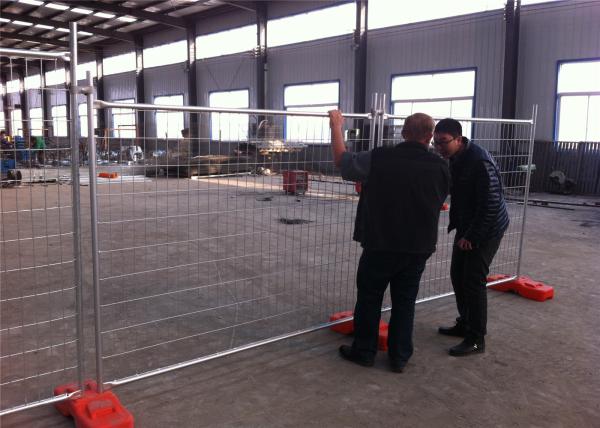 Buy cheap Durable Building Site Fence Panels / Retractable Temporary Fence For Rental House from wholesalers