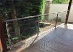 Easy Install Stainless Steel Glass Railing For Outdoor And Seaside Project