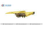 Heavy Duty Hydraulic Gooseneck Lowbed Flatbed Trailer 100tons