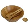 Buy cheap Dishwasher Safe Durable Bamboo Serving Bowl , Wooden Salad Mixing Bowl from wholesalers