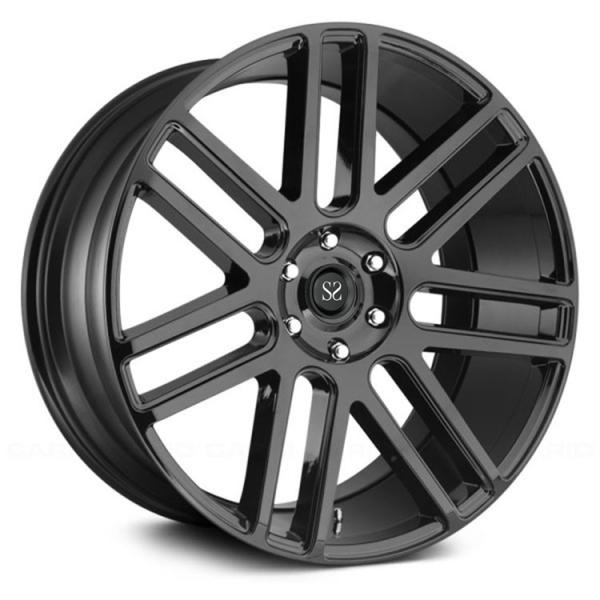Buy cheap Custom Size 22 Forged Rims Wheel With Matte Black Spoke Barrels For Luxury Car from wholesalers