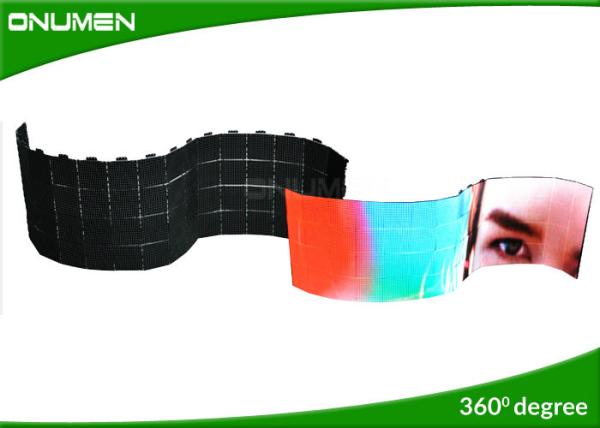 Black Retail LED Display Outdoor 250x250 MM Commercial LED Screens For