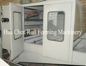 Stone Coated Metal Rood Tile Roll Forming Production Line High Capacity