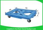 Logistics Stackable Plastic Moving Dolly Convenience Transport Long Service Life