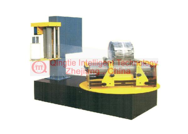 Buy cheap Small Cylindrical Pallet Wrapping Machine Rotating Platform Height 0 - 12 RPM Adjustable from wholesalers