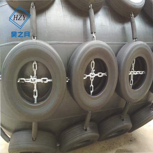 Buy cheap 2500x4000mm Pneumatic Marine Fender Berthing Black Boat Bumpers from wholesalers