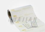 Child Resistant Heat Sealing Lacquer 8gsm Aluminium Blister Foil
