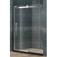 Buy cheap Frameless Sliding Glass Shower Doors Nano Tempered Clear / Frosted CE Certificat product