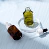 Buy cheap 30ml Dropper Frosted Essential Oil Bottles Offset Printing from wholesalers