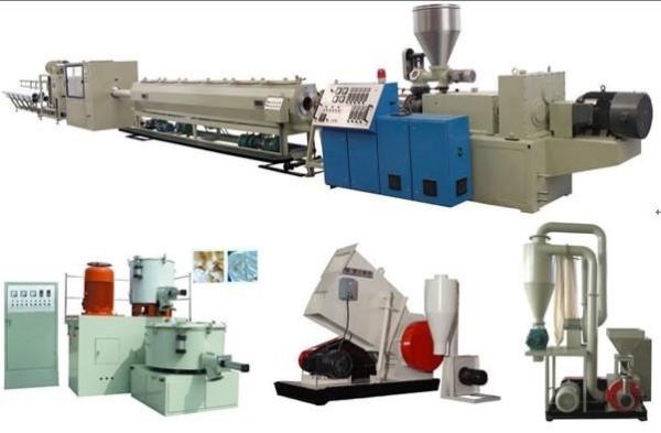 Quality PVC Pipe Extrusion Line Double Screw 220 - 415V Input Voltage for sale