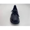 Buy cheap black breathable hollow lace-up comfortable women's shoes with soft soles from wholesalers