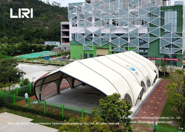 Buy cheap Shell Shape Waterproof PVC Outdoor Event Tents 30M Length from wholesalers