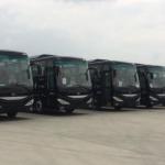 11M 45 Seats Luxury Diesel Coach Euro 4 Emission 6 Cylinders In Line