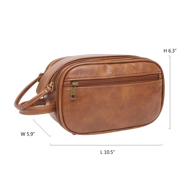 Buy cheap Water Resistant Mens PU Leather Travel Zipper Bag from wholesalers