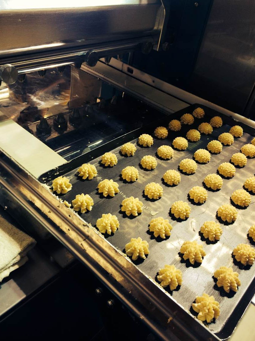SIEMENS PLC Cookie Making Machine CE Commercial Cookie Forming Machine