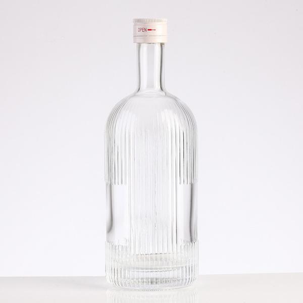Buy cheap Customized Logo Unique Craftsmanship 375ml 500ml 750ml Transparent Wine Bottle from wholesalers