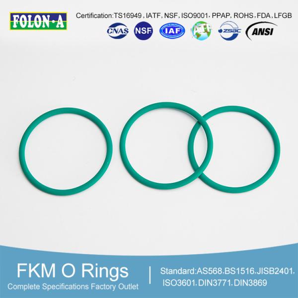 Buy cheap GREEN FKM 80 Hydraulic Related Seals for Extreme Environments from wholesalers