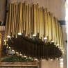 Buy cheap Copper Body Material Pendant Chandelier Lights Dramatic Pipe Design from wholesalers