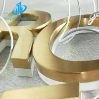 Buy cheap Company Logo Outdoor Backlit Letter Lights Waterproof Acrylic Metal Led Letter product