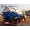 Buy cheap Dongfeng Q235 Carbon Steel Tank Sewage Suction Tanker Truck 4X2 from wholesalers
