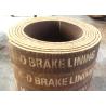 Buy cheap Farm Tractor Brake Friction Material Viscose Fiber Woven Brake Lining in Rolls from wholesalers