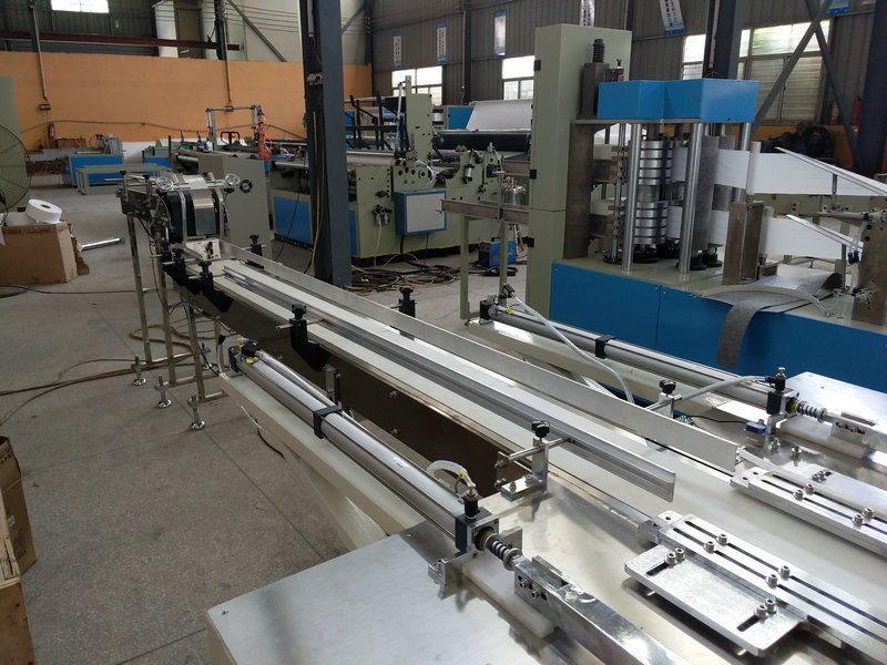 220V Double Head Napkin Tissue Paper Bundle Packing Machine 14-18bags/minute