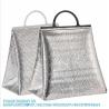 Buy cheap Aluminum Foil Insulated Tote Bags With Plastic Handle Reusable Cooler And Thermal Bag For Food Carry from wholesalers